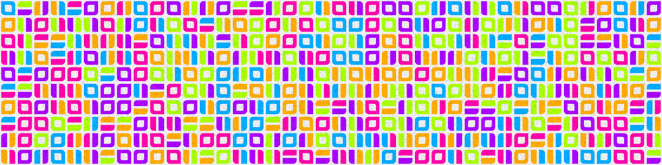 Abstract Geometric Pattern generative computational art illustration