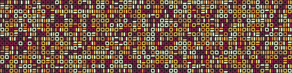 Abstract Geometric Pattern generative computational art illustration
