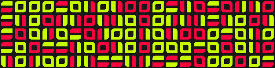 Abstract Geometric Pattern generative computational art illustration