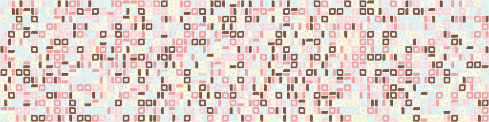 Abstract Geometric Pattern generative computational art illustration