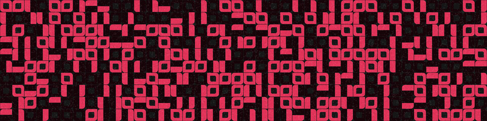 Abstract Geometric Pattern generative computational art illustration