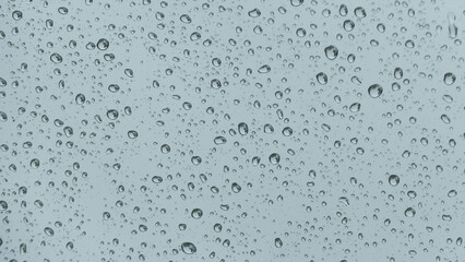 rain drops on a window pane