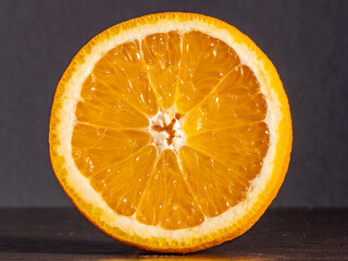 orange on black background