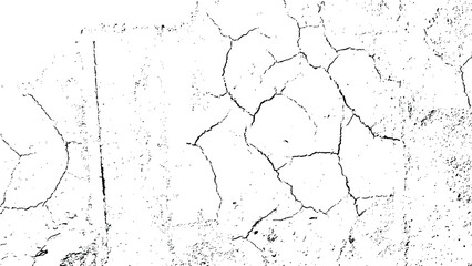 Cracked, aged background. Crack, grunge texture vector illustartion. Graphic resource for graphic design.