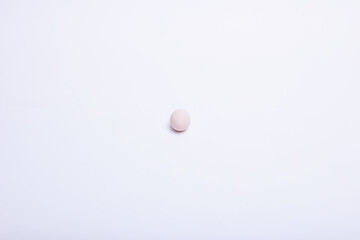 egg on white background