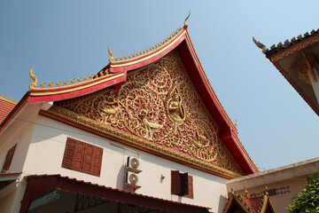 Naklejka premium buddhist temple (Wat Sisakhet) in vientiane (laos)