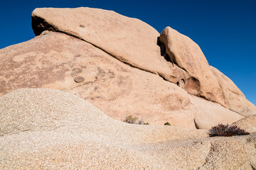 Rock Formations in the Joshua Tree National Park in California