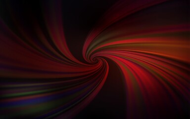 Dark Red vector texture with bent lines.