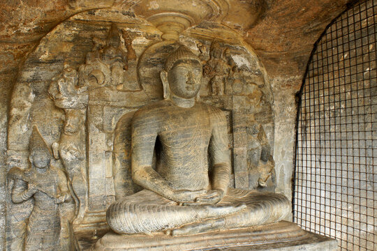 Buddha image at Gal Vihara, Polonnaruwa, Sri Lanka