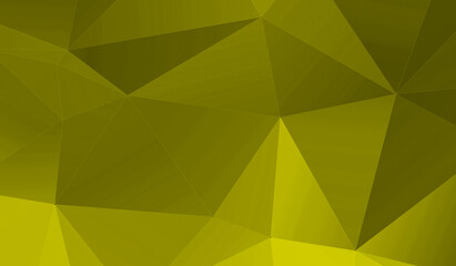 Abstract yellow black gradient triangle background. 3D triangles. modern wallpaper.