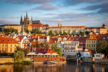 Center of Prague by the river