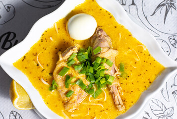 Chicken soup, Peruvian traditional food