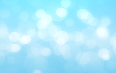 Bokeh blue sky light abstract background.