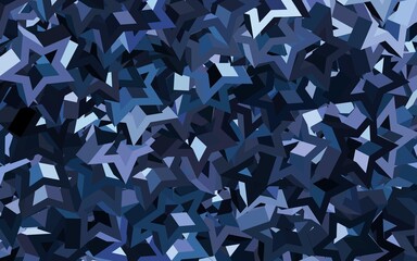 Dark Purple vector texture with triangular style.