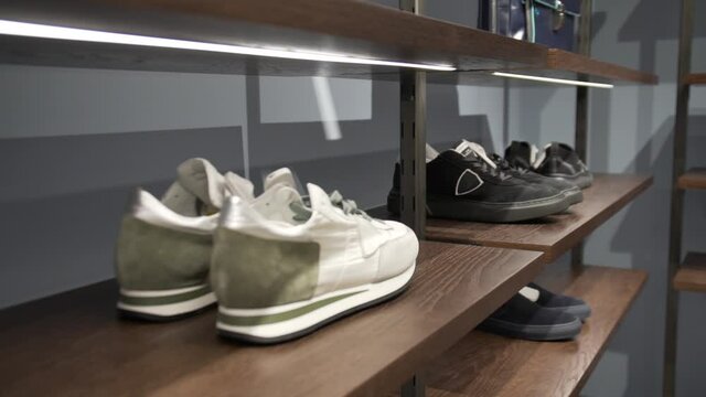 Stylish Sneakers in Fashion Outlet
