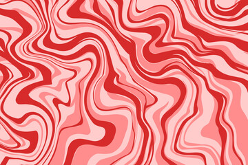 Abstract liquid background. Marble texture, free spill of paint. Vector illustration.