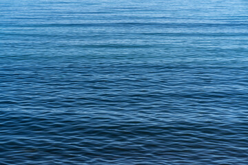 Calm blue sea waves 