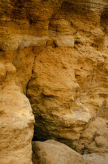 Natural stone rock relief pattern, nature texture background