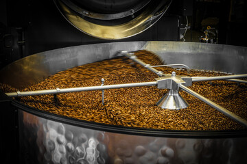 焙煎されるコーヒー豆のイメージ