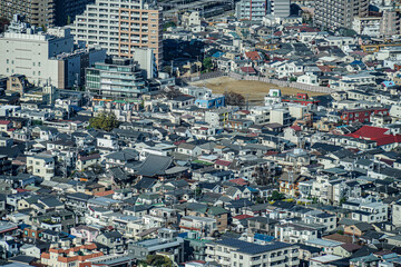 サンシャイン60展望台から見える東京の街並み
