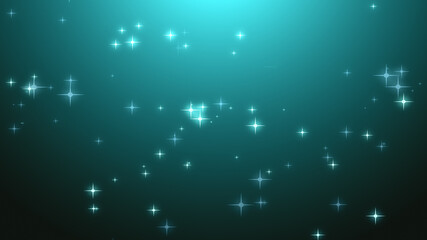 Christmas green mint starry background.Diwali festival holiday design.