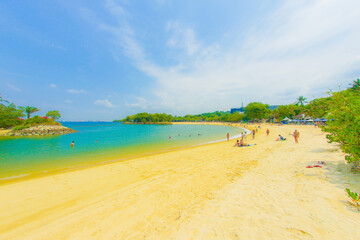 シンガポール・セントーサ島のリゾートビーチ