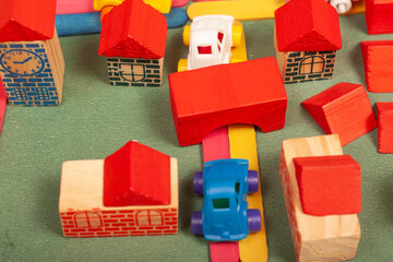 colorful city  toys