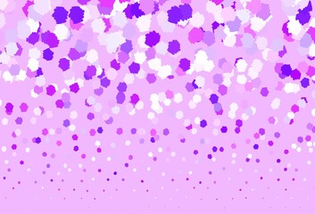 Light Purple, Pink vector texture with abstract forms.