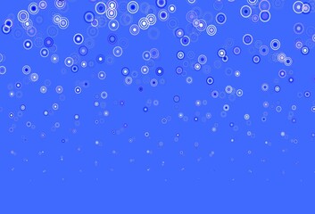 Light Purple vector background with spots.