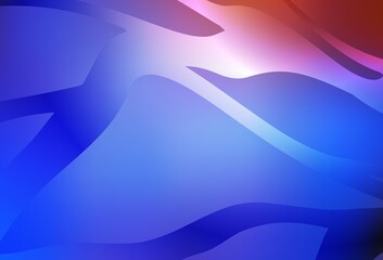 Light Blue, Red vector colorful blur background.
