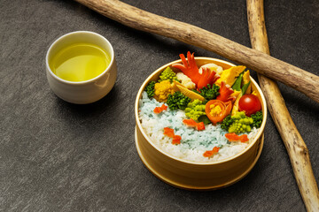 きんぎょのかわいいキャラ弁　bento