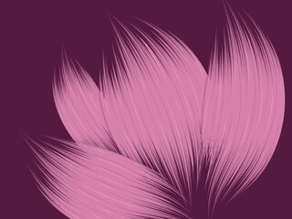
A trendy flower abstract background illustration, brush stroke

