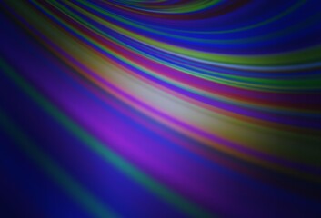 Dark Purple vector blurred bright template.