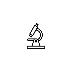 Microscope icon vector for web, computer and mobile app