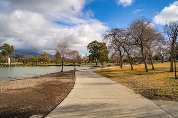 Fototapeta na wymiar Central Park in Fremont, California
