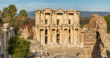 Celsus Library in ancient city Ephesus, Turkey