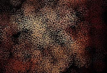 Dark Orange vector template with repeated sticks.