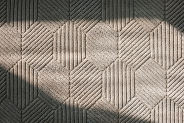 Light stone background with lines and hexagone texture on it