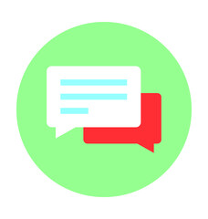 Speech Bubbles Vector Icon
