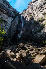summer landscape photo of Yosemite National park taken from Yosemite valley .
