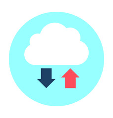 Cloud Computing Vector Icon