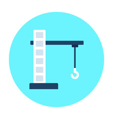 Crane Lifter Vector Icon