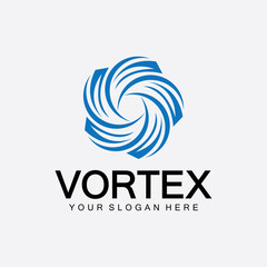 Vortex logo symbol icon illustration design vector.Tornado, vortex, hurricane logo design elements