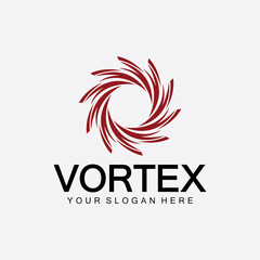 Vortex logo symbol icon illustration design vector.Tornado, vortex, hurricane logo design elements