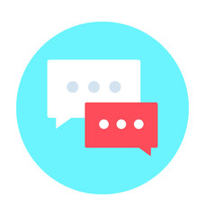 Chat Bubble Vector Icon