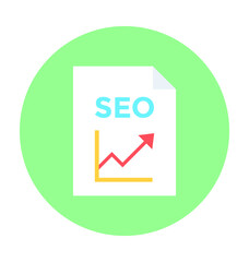 SEO Report Vector Icon