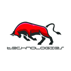 Technology Logo, Ox Logo, Creative Symble 