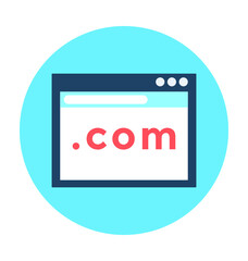 Website domain Vector Icon