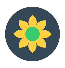 Gerbera Daisy Vector Icon