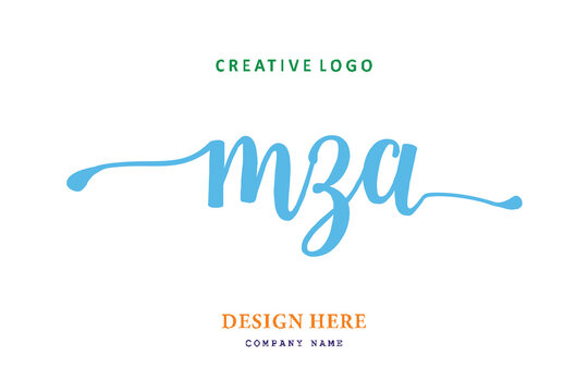 MZA lettering logo is simple, easy to understand and authoritative